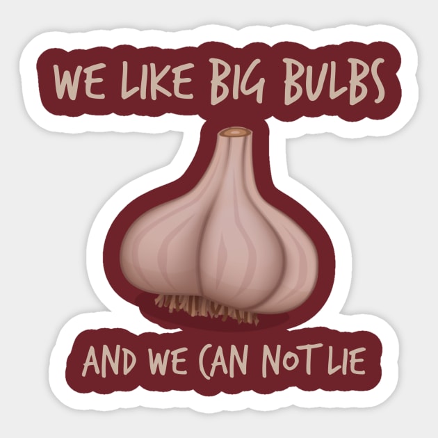 Big bulbs Sticker by CourtIsCrafty